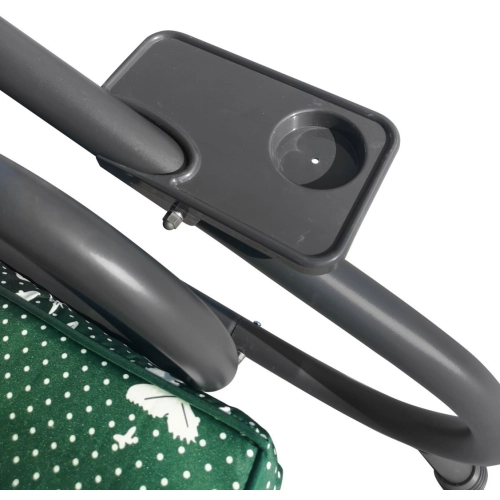 Huśtawka Ogrodowa Siedzisko Plecionka 2x1 Zielona Motyle  8078